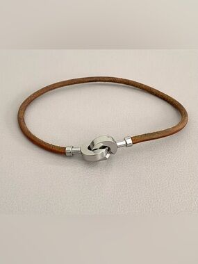 Hermes Vintage Leather Necklace/ Bracelet
